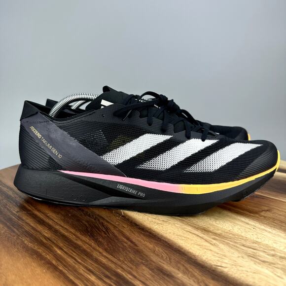 Adidas Adizero Takumi Sen Low Men\'s 11.5 Running Race Shoes Black Spark ID2793